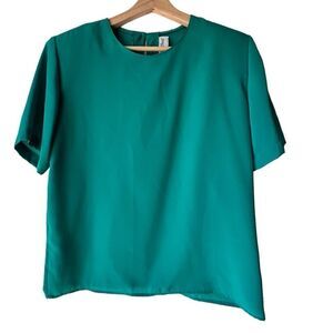 Women's Heritage Road short sleeve minimalist blouse soft top casual size XL.